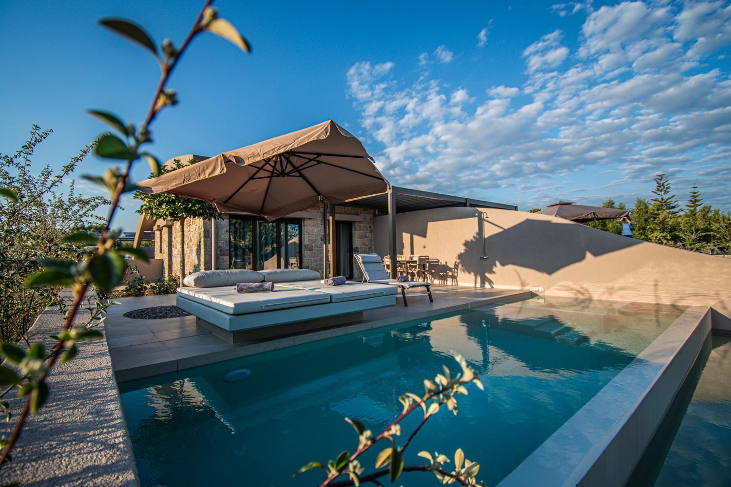 Nestor Luxury Villas Romanos  客房 照片