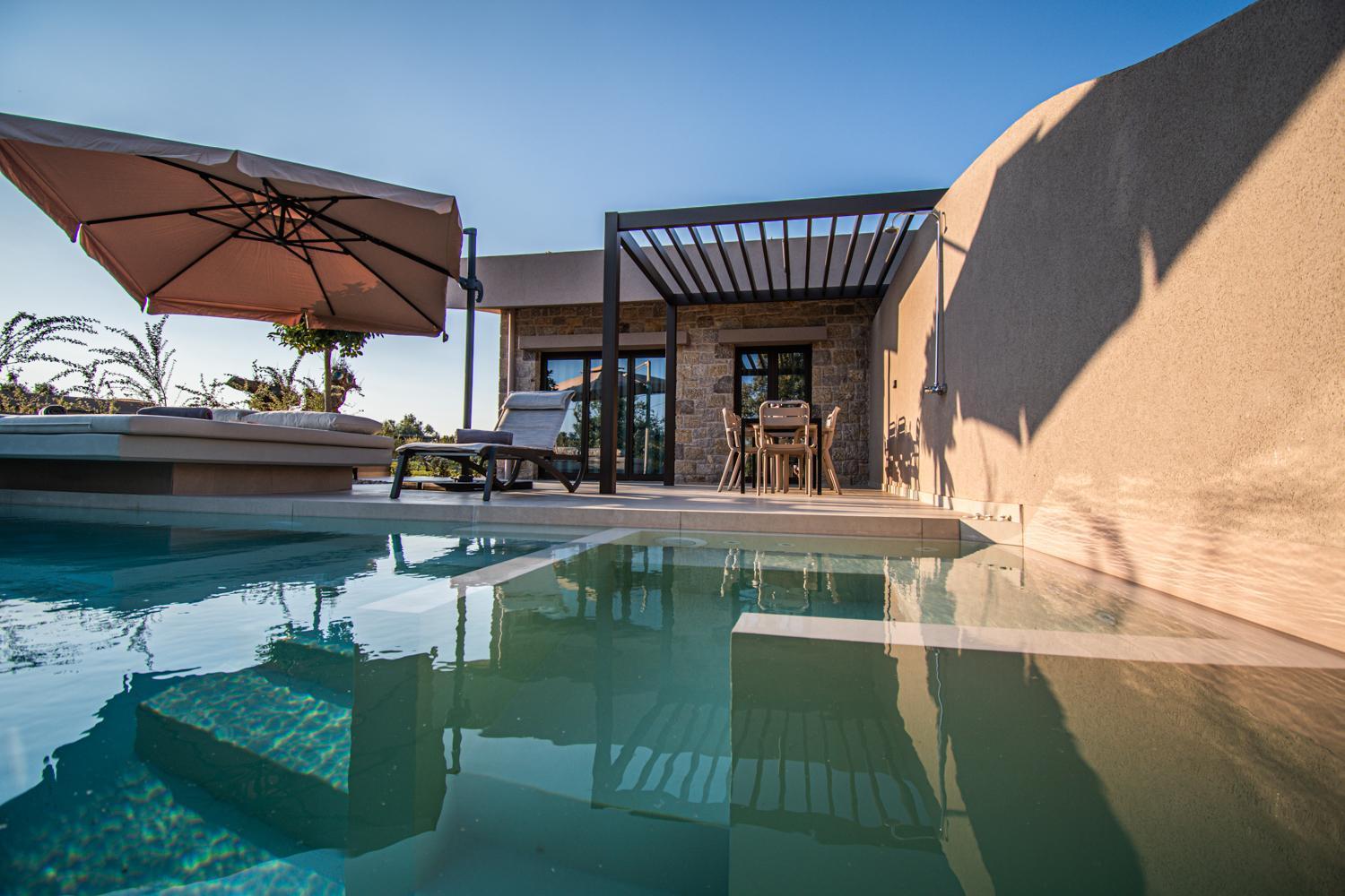 Nestor Luxury Villas Romanos  客房 照片