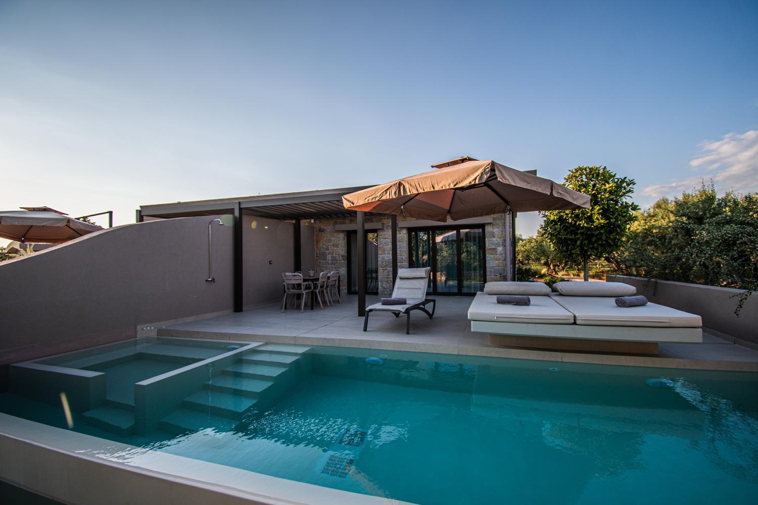 Nestor Luxury Villas Romanos  客房 照片