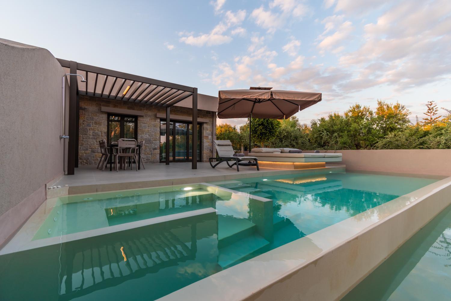 Nestor Luxury Villas Romanos  客房 照片